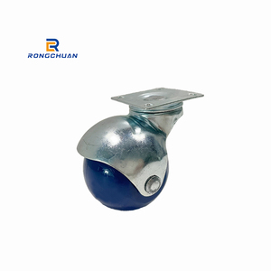 कुंडा पीपी यूनिवर्सल कार्यालय कुर्सी कैस्टर आपूर्तिकर्ता अंगूठी स्टेम फर्नीचर सोफे के लिए 50mm नायलॉन गेंद कॉस्टर पहिया अरंडी - Product Image 1