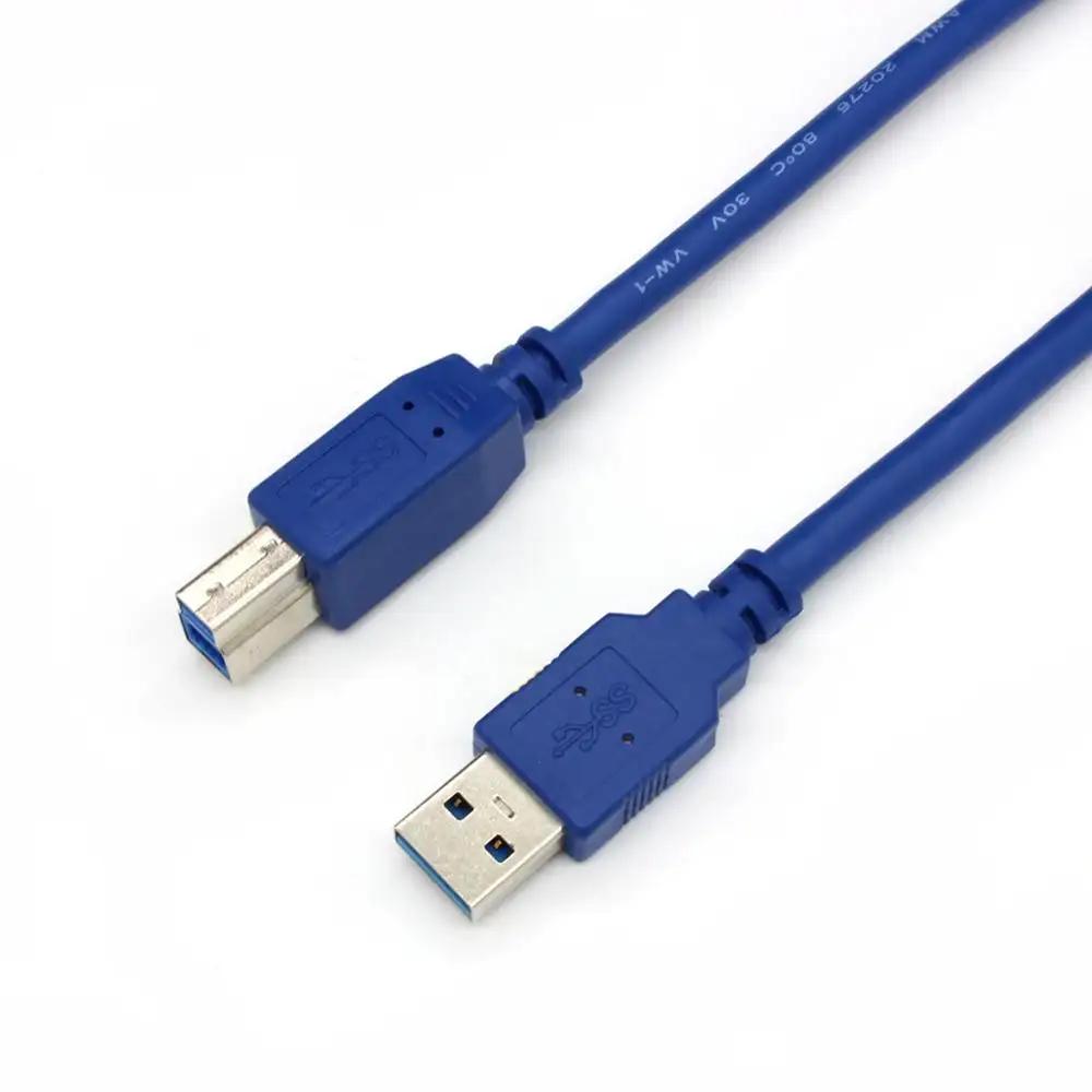 Cable USB 3,0 de supervelocidad para impresora HP, accesorios de dispositivo de impresión, 3,0 AM a BM, venta al por mayor