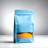 Sac Mylar mat imprimé sur mesure, feuille alu, zip anti-odeur, pour épices curcuma gingembre