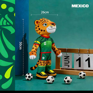 Giocattoli Ufficiali FIFA per Animali Domestici, Mascotte Peluche IP Coppa del Mondo 2026, Giocattoli Sonori da Masticare per Cani Flat Fetcher con Mascotte Clutch Maple Zayu - Product Image 6