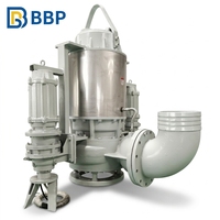 Pompe à boue submersible électrique avec agitateur, pompe à boue épaisse durable pour le pompage de sable de rivière