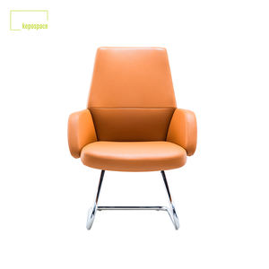 Chaise de bureau pivotante en cuir véritable KEPO, chaise de bureau inclinable avec massage, chaise de restaurant en cuir - Product Image 4