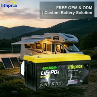 Batterie Lithium à décharge profonde 48V 300AH 15KW Grade A LiFePO4 pour camping-car avec BMS intelligent Bluetooth, connecteur Anderson, CE RoHS IP67 OEM ODM