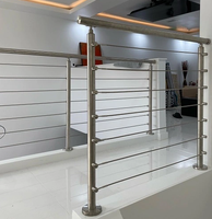 PRIMA Rod Bar Railing Design moderne Acier inoxydable Balcon Railing Rod Deck Railing System