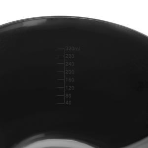 Bol à teinture pour cheveux en paille de blé écologique en gros, base en caoutchouc antidérapante, 320 ml, grand gobelet de mélange, logo personnalisé - Product Image 3