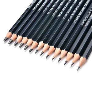Ensemble de crayons à <span class=keywords><strong>dessin</strong></span> HB avec logo personnalisé, crayons en graphite professionnels en bois, crayons à <span class=keywords><strong>dessin</strong></span> pour artistes, fournisseur de papeterie - Product Image 3