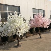 Arbre à Fleurs de Cerisier Artificiel Le Plus Vendu de 3 m de Hauteur, Faux Cerisier Décoratif d'Extérieur pour Décoration