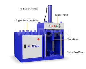 Máquina Desguazadora de Motores de Alta Productividad con Engranajes, 380V, 4kw de Potencia, 1 Año de Garantía - Product Image 3