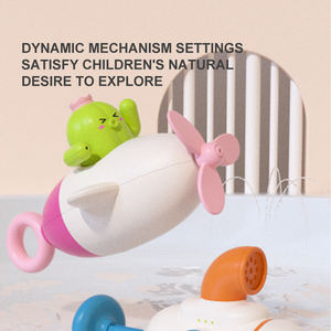 Mideer 水鉄砲おもちゃ 子供用 吹き飛ばす水ポンプ式プルタイプ 水鉄砲 男女兼用 ベビーバスおもちゃ - Product Image 4