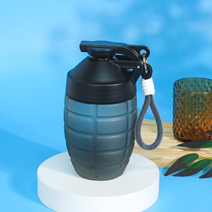 High Quality Food Grade Protein <b>Shaker</b> <b>Bottle</b> with Unique Shape and Ball for Sports Supplement Mixing - Product Image 4