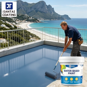 JIANTAI 3 in 1 Factory Workshop Floor <b>Paint</b> Liquid <b>Coating</b> Anti-Slip Wear-Resistant Durable Brush & Spray Acrylic Emulsion - Product Image 1