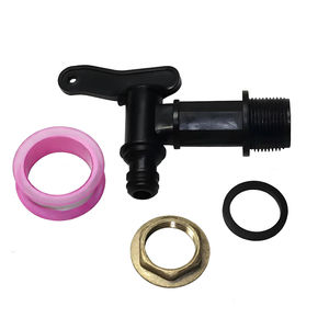 Robinet de réservoir d'eau IBC 3/4'' avec écrou en cuivre, idéal pour l'irrigation de jardin, l'irrigation <span class=keywords><strong>goutte</strong></span> à <span class=keywords><strong>goutte</strong></span> et les seaux de récupération d'eau de pluie - Product Image 3