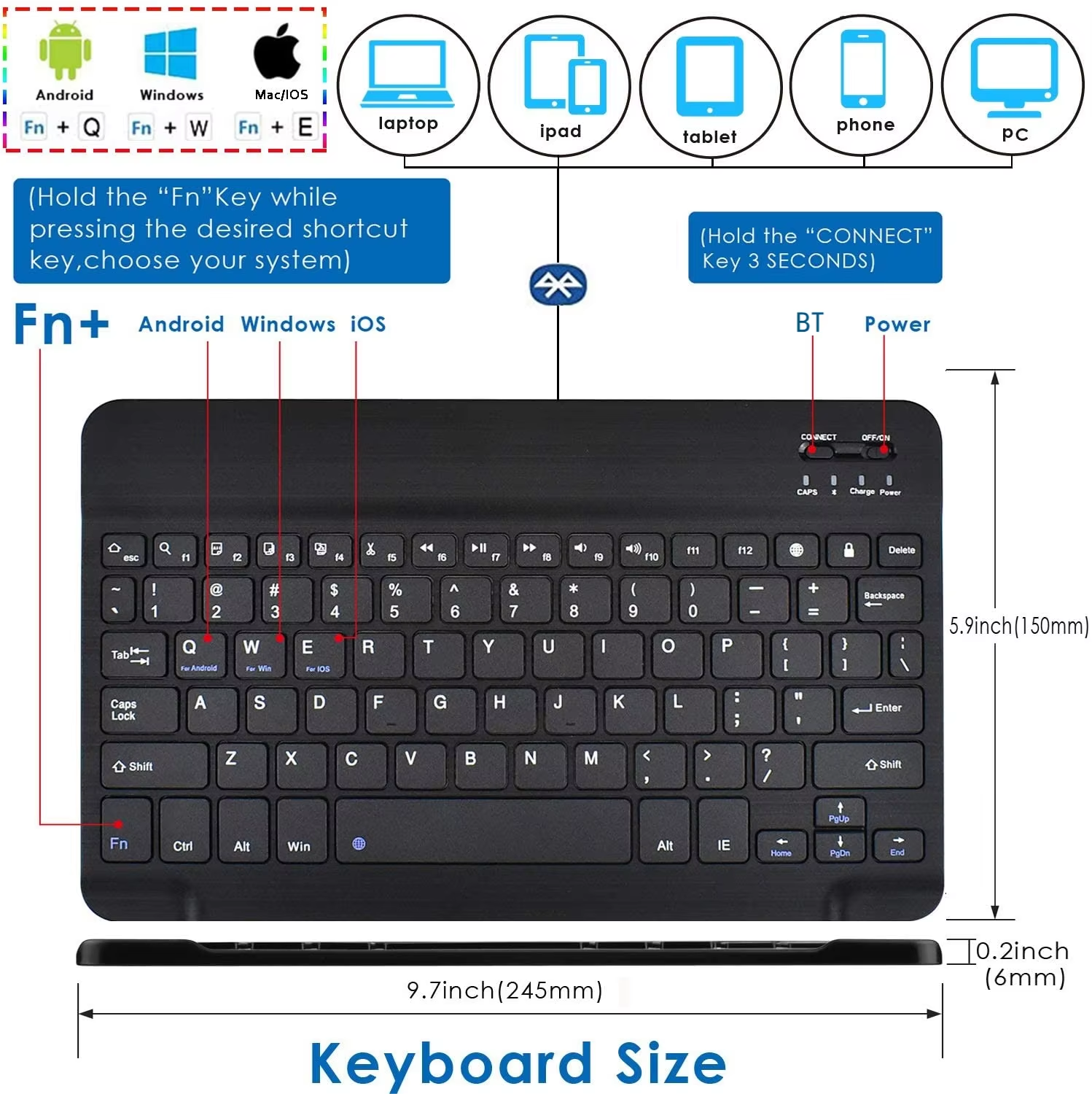 bluetooth mouse and keyboard