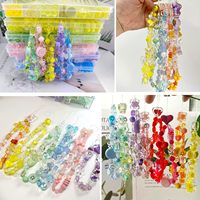 540 perles acryliques de couleurs pastel mélangées, formes variées, breloques intercalaires pour bracelets, colliers, fabrication de bijoux DIY et artisanat