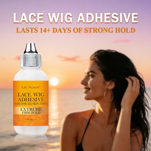 Adhésif pour <span class=keywords><strong>perruque</strong></span> en dentelle pour adultes, vente en gros d'usine, coiffage des cheveux, 38 ml, séchage rapide, tenue forte, sans stimulation, protection du cuir chevelier - Product Image 2