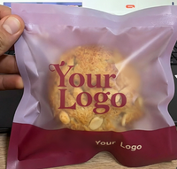 Sacs d'emballage pour brownies imprimés sur mesure, sacs en mylar pour biscuits glacés, sacs alimentaires de qualité alimentaire pour beignets, collations, gâteaux, sacs à fermeture thermique pour biscuits