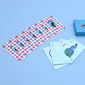<span class=keywords><strong>Jeu</strong></span> de cartes à motifs à carreaux, style anime, thème contes de fées, cartes de divertissement classiques pour jeux de société - Product Image 3