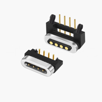 Conector Magnético Pogo Pin HYTEPRO 213C-M411P, Ensamblado en PCB, Conexión de Alimentación para Dispositivos Electrónicos Industriales y Portátiles