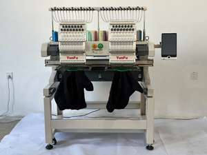 Máquina <span class=keywords><strong>de</strong></span> Bordar <span class=keywords><strong>de</strong></span> Doble Cabezal y 15 Agujas, Duradera, para Costura Industrial en la UE - Product Image 6