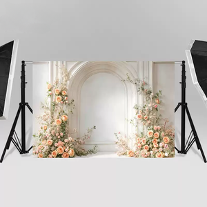 Hoge kwaliteit groothandelsprijs 3x3m fotografie achtergronddoeken achtergronddoek voor bruiloft verjaardag feest fotografie - Product Image 1