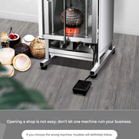 Machine à râper et à broyer la noix de coco professionnelle pour produire de la poudre et des flocons de chair de noix de coco fins