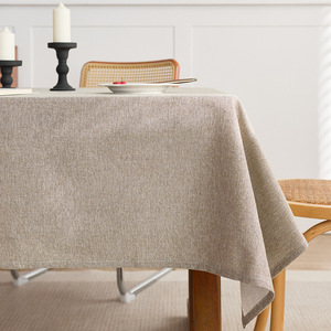 Colore solido personalizzabile tessuto poliestere/cotone antiolio moderno lusso decorativo quadrato Diai marca tovaglia Hotel uso - Product Image 1