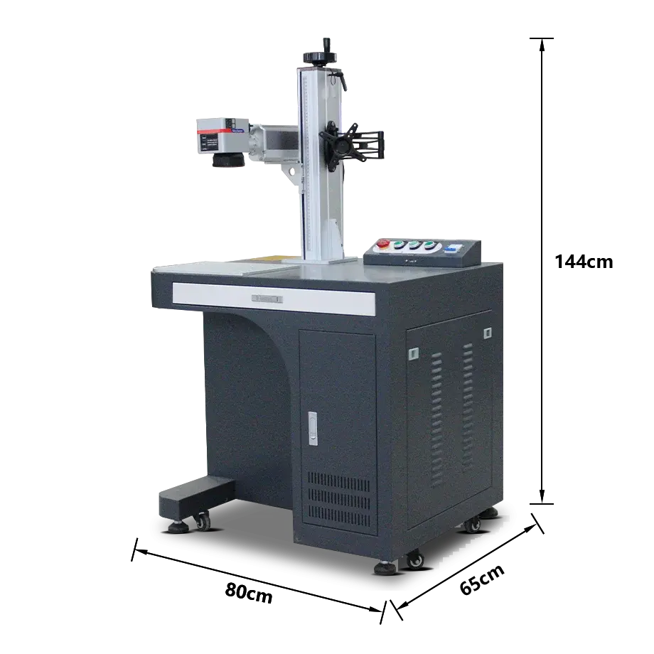 Hete Verkoop 20W/30W/50W/100W Metalen Materialen Fiber Laser Markering Machine