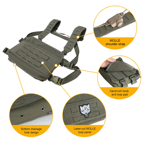 IDOGEAR KGR実用的なアクセサリートリプルマグポーチチェストリグベスト狩猟のためのアウトドア活動 - Product Image 5