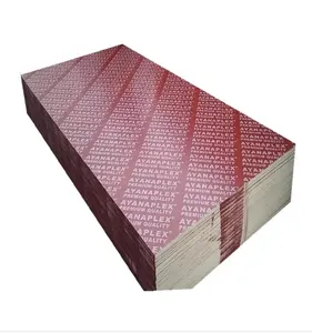 China buena calidad de encofrado de madera contrachapada construcción rojo película de madera de 18mm