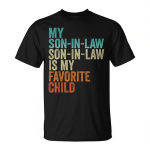 Mon gendre est mon enfant préféré T-shirt rétro - Product Image 2