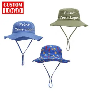 Low MOQ Knit Bucket Hat Embroidery Logo Bucket Hat Baby Style