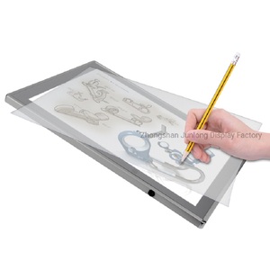 Tavolo da Disegno con Cornice in Alluminio a Quattro Livelli di Luminosità, Tavoletta Luminosa LED Sottile per Tracciare Tatuaggi per Bambini - Product Image 4