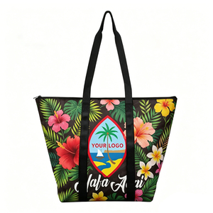 Sac de plage Ujoy Gift Summer en polyester multi-poches avec fermeture éclair, sac de voyage portable, sac de shopping, sac à main grande capacité pour l'extérieur - Product Image 1