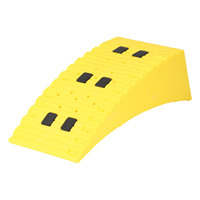 Blocs de nivellement pour changement de pneus Workercare GT-17PS4 HDPE 4 pouces de hauteur pour camping-car, caravane, remorque