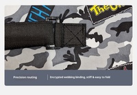 Camouflage waterdichte opvouwbare verdikte canvas hengelentas voor het opbergen van vislijn, molen en uitrusting