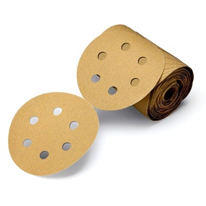 3M 236U Aluminum Oxide Round Abrasive Disc Sanding Paper Type Sanding Disc <strong>Hook</strong> <strong>and</strong> <strong>Loop</strong> With Holes - Product Image 4