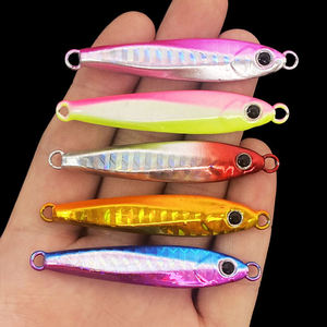 Señuelo de Pesca Jig Metálico Duro de 10g 15g 20g 30g 40g 60g para Jigging, Spinning y Swimbait, Aparejo de Hundimiento para Pesca en Lago y Arroyo - Product Image 2