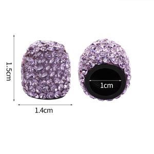 Tapas de Válvula de Neumático Personalizadas, Brillantes, con Diamantes, Antipolvo, Duraderas, para Bicicleta, Coche, Camiones, Motocicleta - Product Image 4