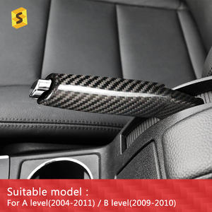 Accessoires <span class=keywords><strong>de</strong></span> <span class=keywords><strong>garniture</strong></span> <span class=keywords><strong>de</strong></span> <span class=keywords><strong>frein</strong></span> à main intérieur en fibre <span class=keywords><strong>de</strong></span> carbone véritable ES N-BC-150 pour Benz <span class=keywords><strong>Classe</strong></span> <span class=keywords><strong>A</strong></span> B pour modèles <span class=keywords><strong>Mercedes</strong></span> B - Product Image 6