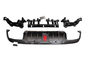 Difusor LUFENG W205, Difusor de Parachoques Trasero ABS, Negro Brillante, Labio Trasero con Puntas de Escape para Mercedes W205, Estilo <span class=keywords><strong>Barbus</strong></span> - Product Image 3