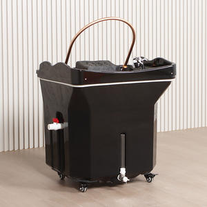 صالون تجميل سبا كرسي الشامبو معدات حوض متنقلة مريحة 60 لتر تخزين المياه اليابانية رئيس الشامبو سبا أحواض السلطانية - Product Image 5