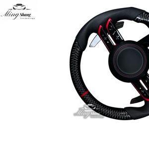 Le <span class=keywords><strong>volant</strong></span> sport en fibre de carbone 3D Red-label est compatible avec Mercedes-Benz W126 W222 <span class=keywords><strong>W124</strong></span> W210 W212 W202 W204 W461 W245 - Product Image 6