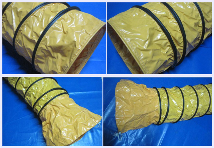 PVC Reinforced Flexible Fan Ducting Raw Material Black PVC Adhesive Tape Rubber Strips