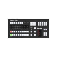 Panel de Control de Transmisión para Mezclador de Video BMD ATEM, Compatible con Control de Cámara PTZ, Pantalla LCD, Sistema de Audio para Conferencias
