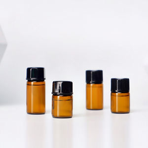 Frasco de vidrio transparente ámbar para laboratorio, cromatografía, cuidado de la piel, envase cosmético, a prueba de fugas, para muestreo, botella vacía con tapa de rosca - Product Image 5