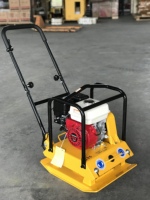 Compacteur à plaque vibrante portatif FSH C90, moteur essence 4 temps, boîte de vitesses à roulements, refroidissement par air, 90 kg, longue durée de vie, pour la construction