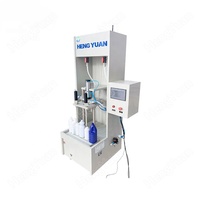 Machine de remplissage semi-automatique de solution d'hypochlorite de sodium anticorrosion HYSG1000-2AT pour l'embouteillage simplifié de 500 ml de liquide de blanchiment