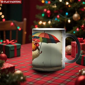 Four Seasons All Weather 11oz <b>Ceramic</b> Mug Heat Activated Drinking <b>Cup</b> Frosted Black - Product Image 2