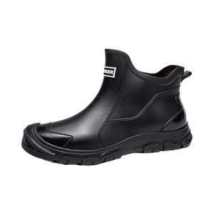 Gugifcto Unisex <strong>Wellington</strong> Boots <strong>Short</strong> Half Height Stylish Waterproof Non-Slip Rainy Day Slippery Floor Garden Shoes 36-48 EU - Product Image 1