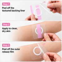 Film de protection cutanée imperméable en gel de silicone PU hypoallergénique, adhésif souple, pour soins quotidiens, personnalisable, vente en gros